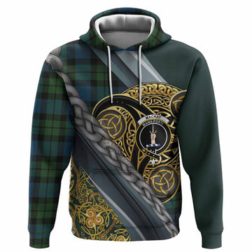 MacKay (McKay) Tartan Crest Hoodie Scottish Triskele Celtic