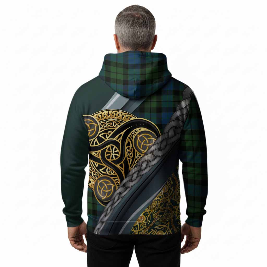 MacKay (McKay) Tartan Crest Hoodie Scottish Triskele Celtic