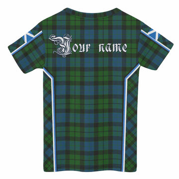 MacKay (McKay) Tartan Crest Kid T-shirt Scotland Coat of Arm Flag Style
