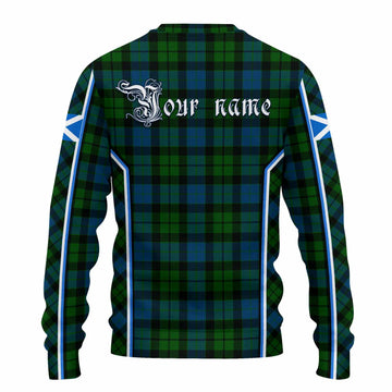 MacKay (McKay) Tartan Crest Knitted Sweater Scotland Coat of Arm Flag Style - Tartan Vibes Clothing
