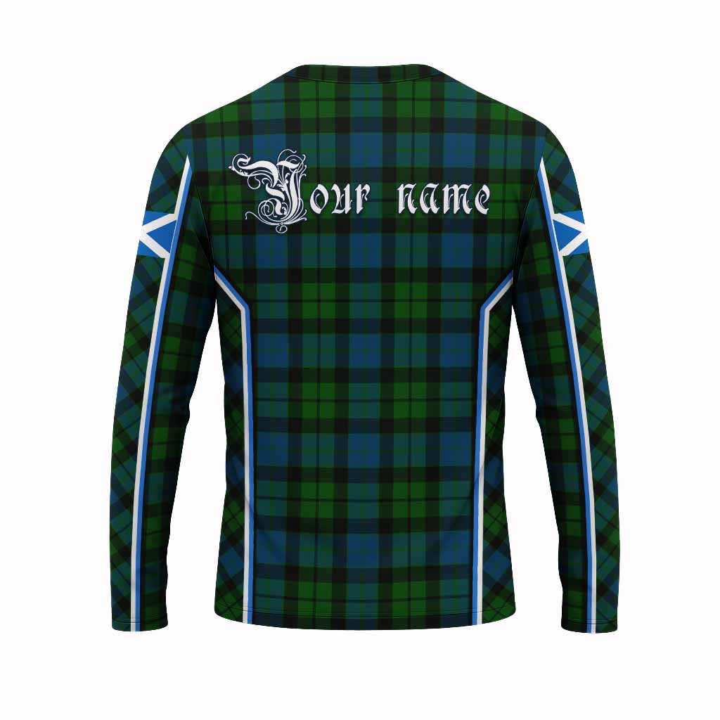 MacKay (McKay) Tartan Crest Long Sleeve T-Shirt Scotland Coat of Arm Flag Style - Tartan Vibes Clothing