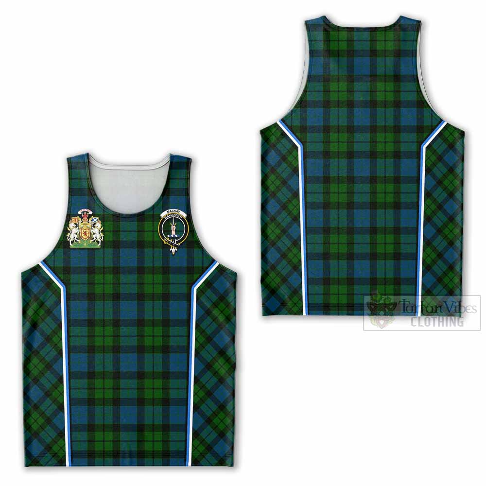 MacKay (McKay) Tartan Crest Men Tank Top Scotland Coat of Arm Flag Style - Tartan Vibes Clothing