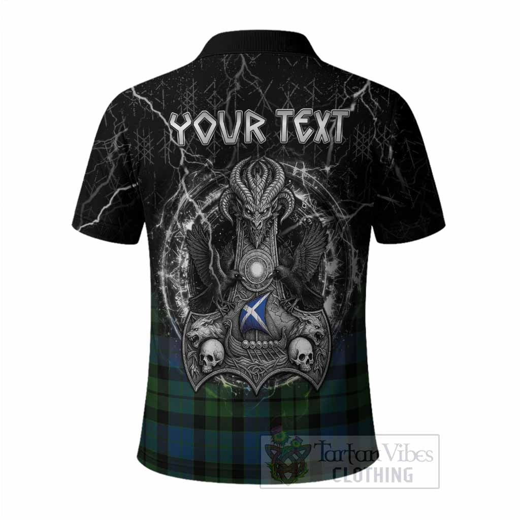 MacKay (McKay) Tartan Crest Polo Shirt Celtic Odin's Raven Legacy