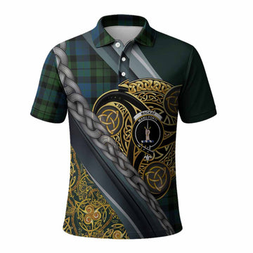 MacKay (McKay) Tartan Crest Polo Shirt Scottish Triskele Celtic