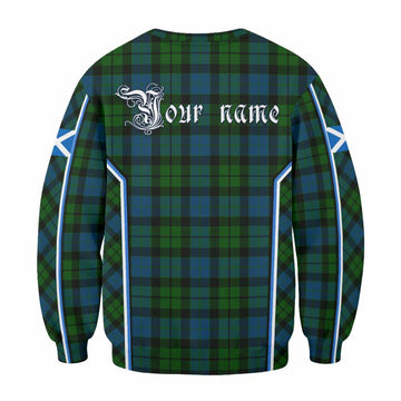 MacKay (McKay) Tartan Crest Sweatshirt Scotland Coat of Arm Flag Style
