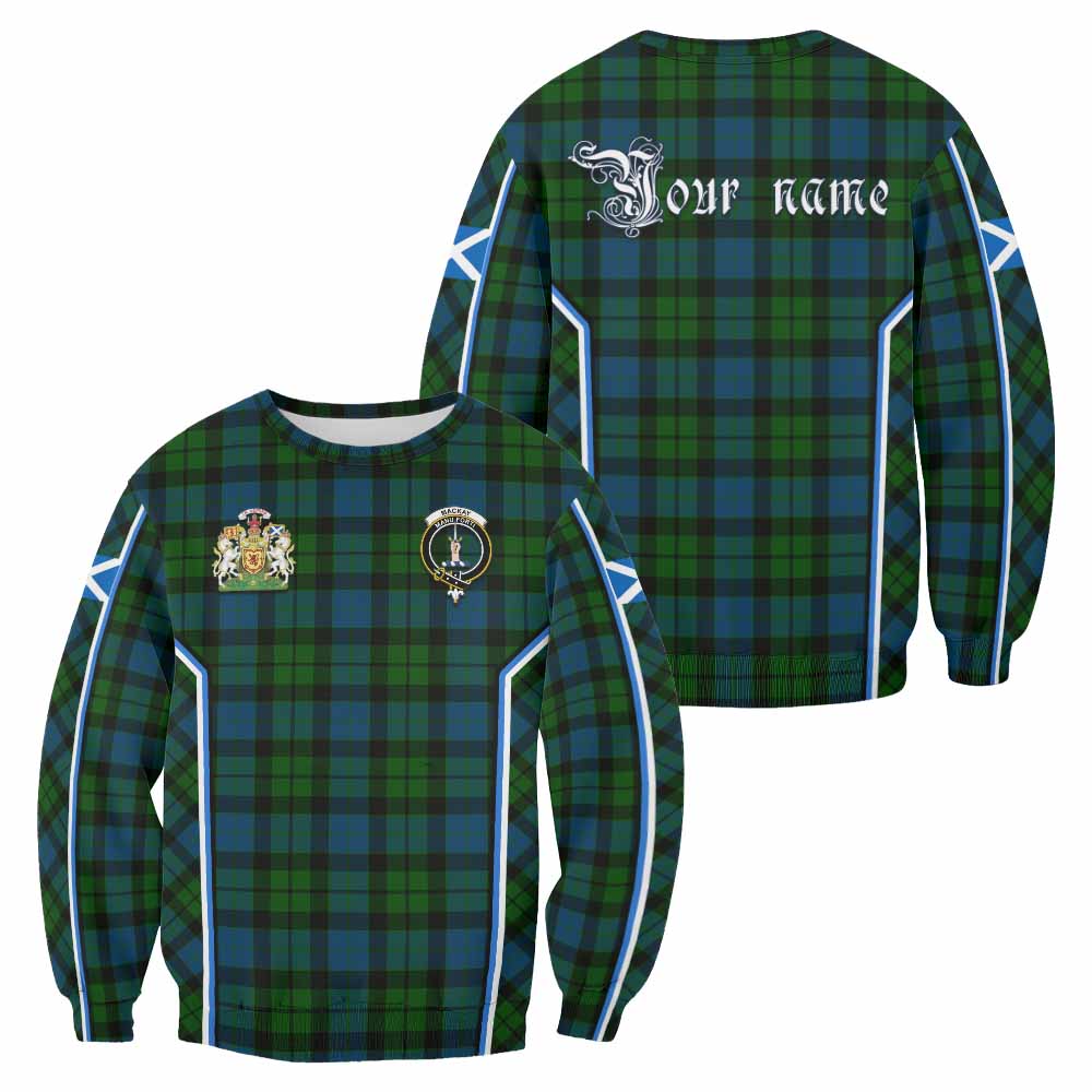 MacKay (McKay) Tartan Crest Sweatshirt Scotland Coat of Arm Flag Style - Tartan Vibes Clothing
