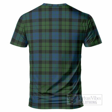 MacKay (McKay) Tartan Crest T-Shirt Ferocious Lion Style
