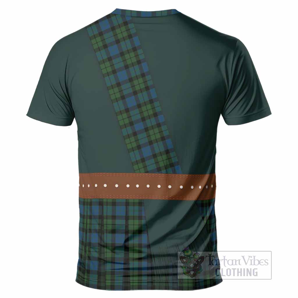 MacKay (McKay) Tartan Crest T-Shirt Kilt Costume Style