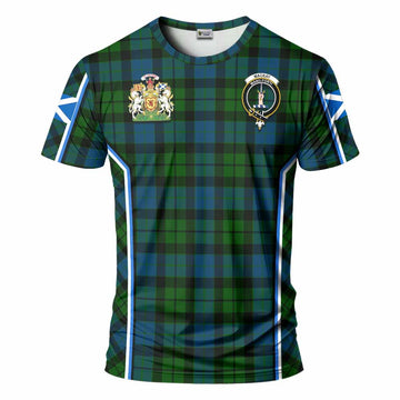 MacKay (McKay) Tartan Crest T-shirt Scotland Coat of Arm Flag Style - Tartan Vibes Clothing