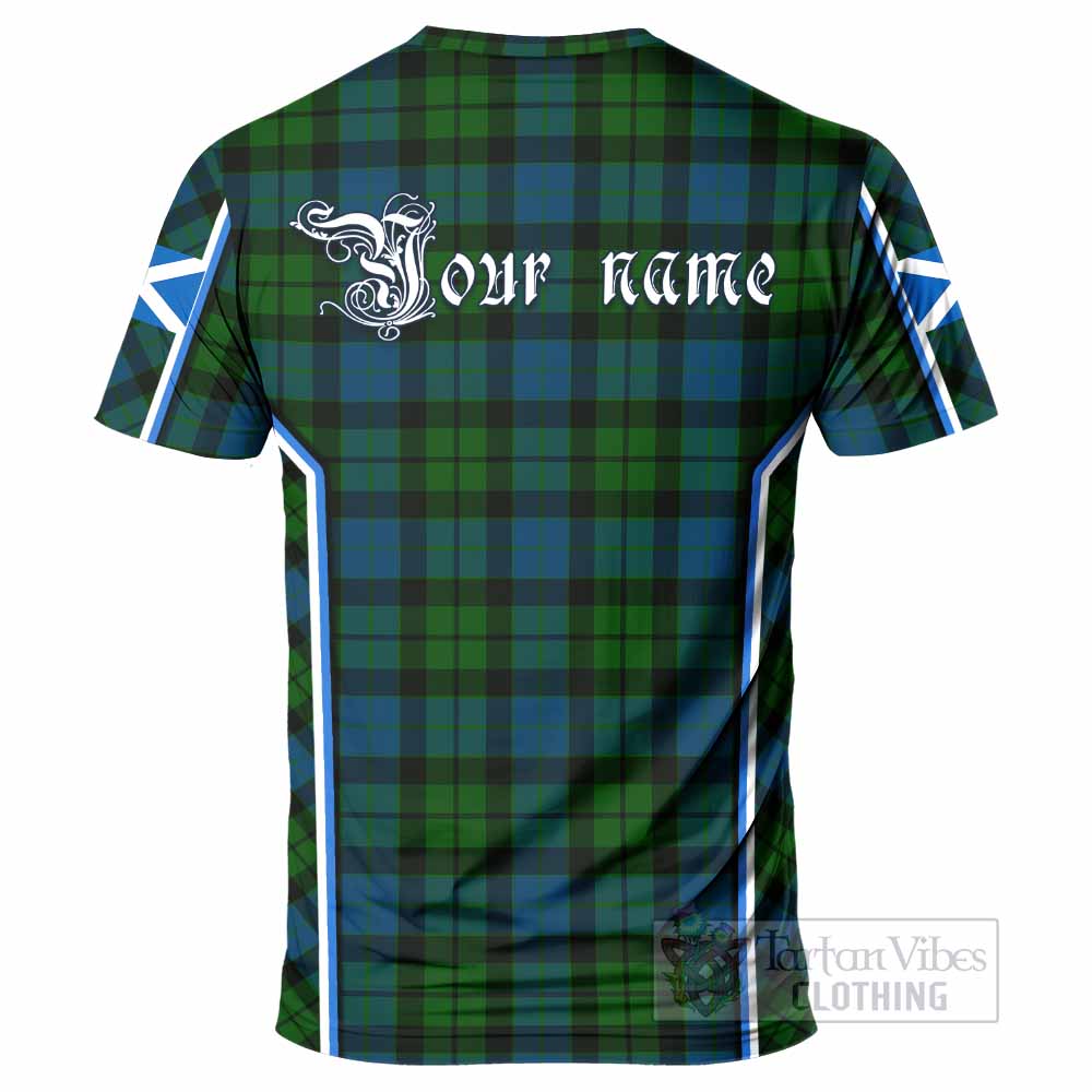 MacKay (McKay) Tartan Crest T-shirt Scotland Coat of Arm Flag Style - Tartan Vibes Clothing