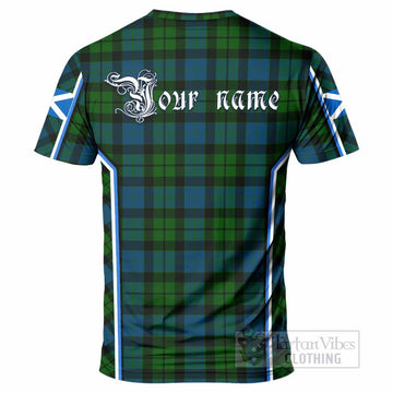MacKay (McKay) Tartan Crest T-shirt Scotland Coat of Arm Flag Style - Tartan Vibes Clothing