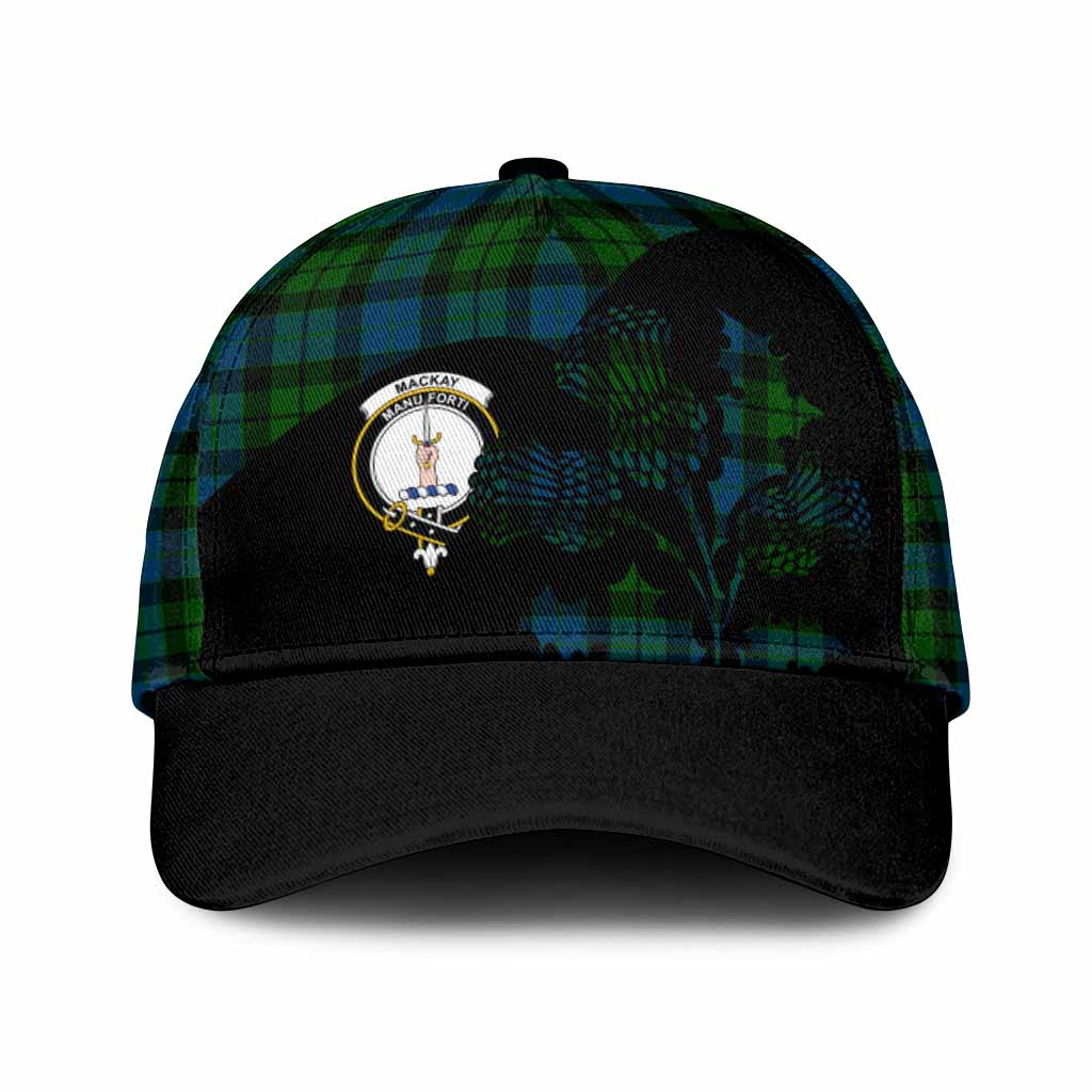 MacKay (McKay) Tartan Family Crest Classic Cap Scotland Thistle Floral Flag Style