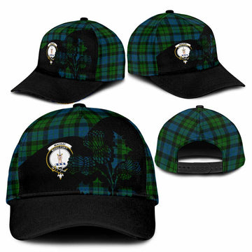 MacKay (McKay) Tartan Family Crest Classic Cap Scotland Thistle Floral Flag Style
