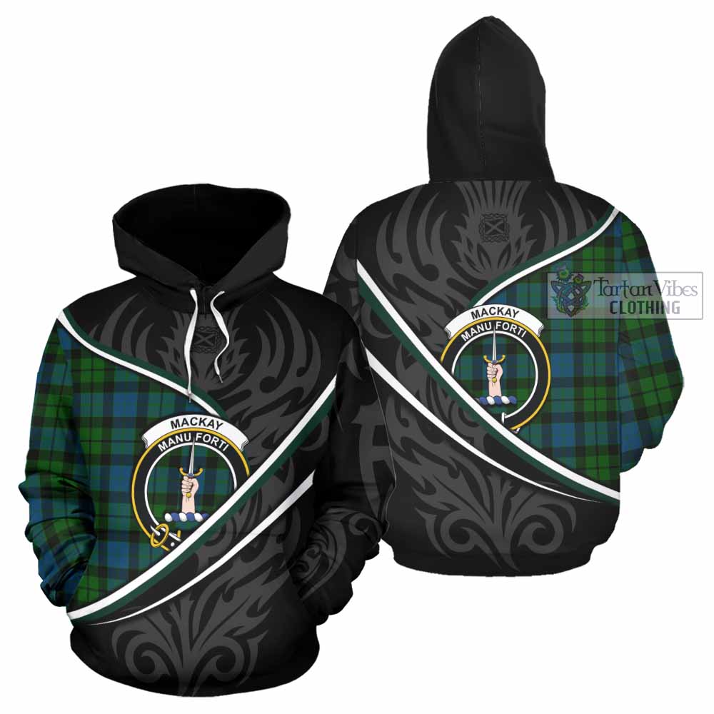MacKay (McKay) Tartan Family Crest Hoodie Celtic Scottish Thistle Floral - Tartan Vibes Clothing