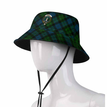 MacKay (McKay) Tartan Fishing Hat with Family Crest