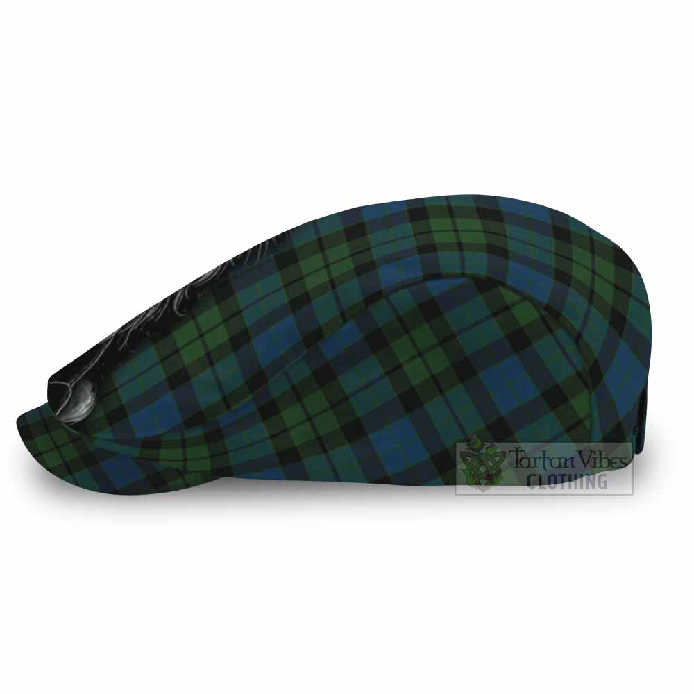 MacKay (McKay) Tartan Flat Cap, Jeff Cap Roaring Lion Heritage