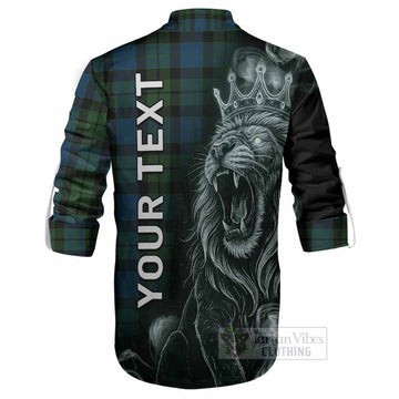 MacKay (McKay) Tartan Ghillie Shirt Roaring Lion Heritage