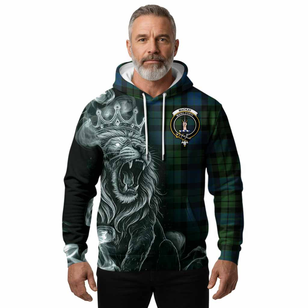 MacKay (McKay) Tartan Hoodie Roaring Lion Heritage