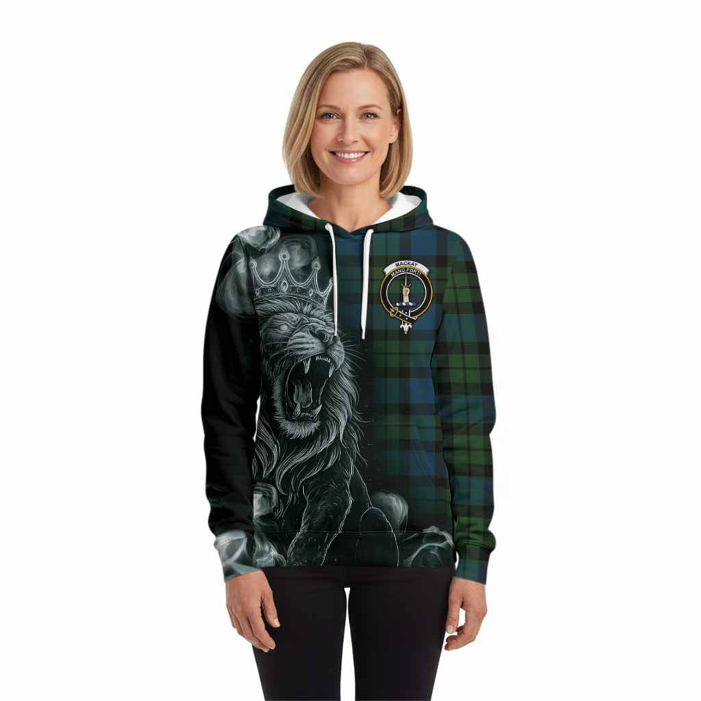 MacKay (McKay) Tartan Hoodie Roaring Lion Heritage
