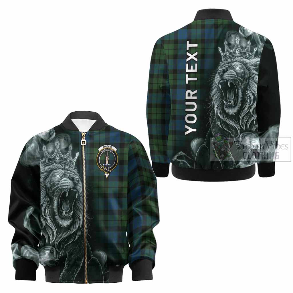 MacKay (McKay) Tartan Kid Bomber Jacket Roaring Lion Heritage