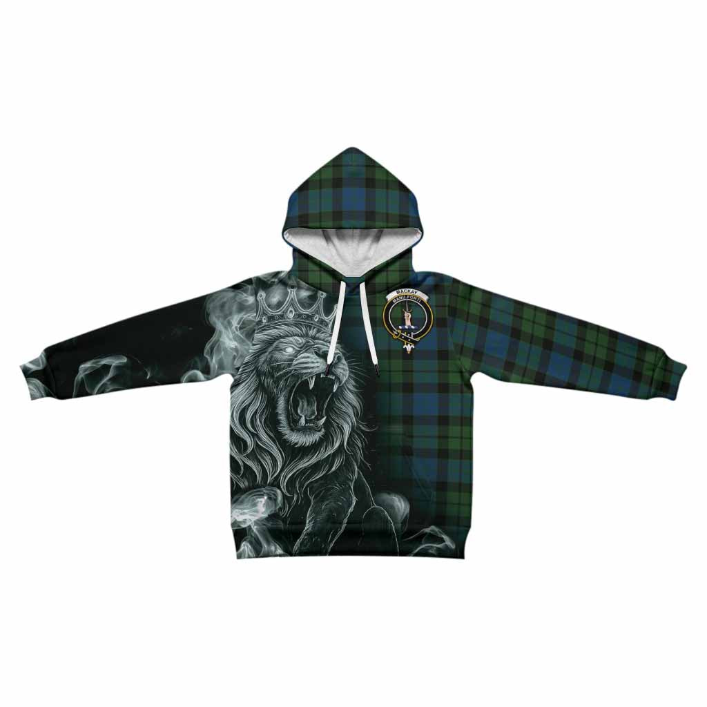 MacKay (McKay) Tartan Kid Hoodie Roaring Lion Heritage