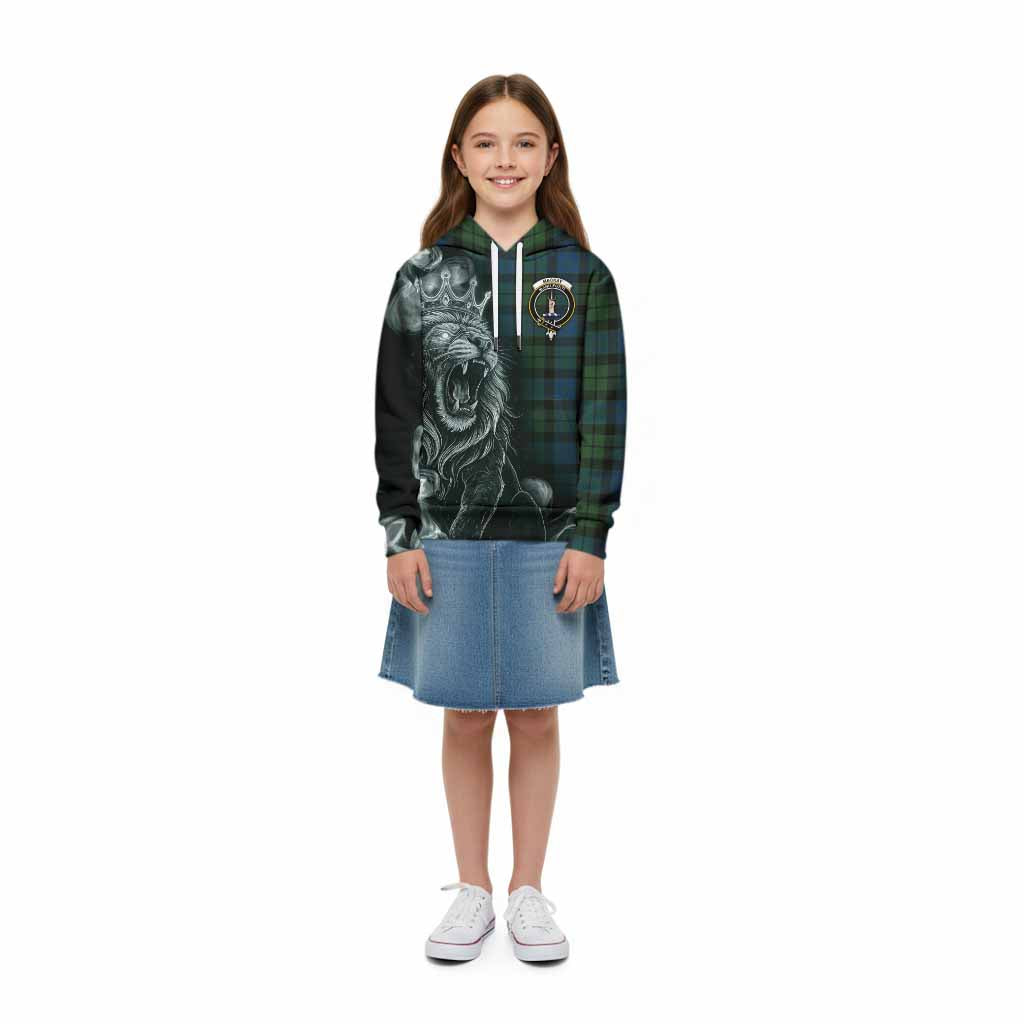 MacKay (McKay) Tartan Kid Hoodie Roaring Lion Heritage