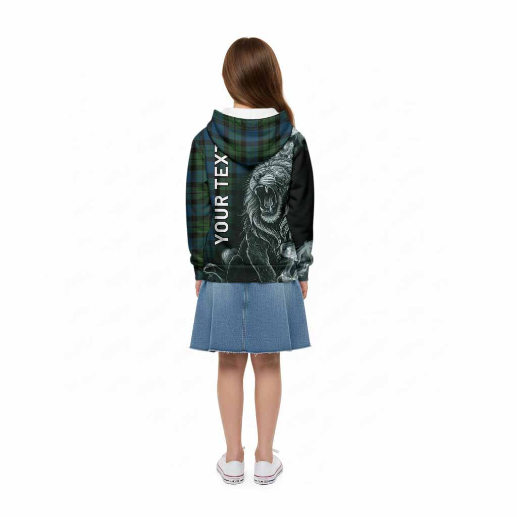 MacKay (McKay) Tartan Kid Hoodie Roaring Lion Heritage