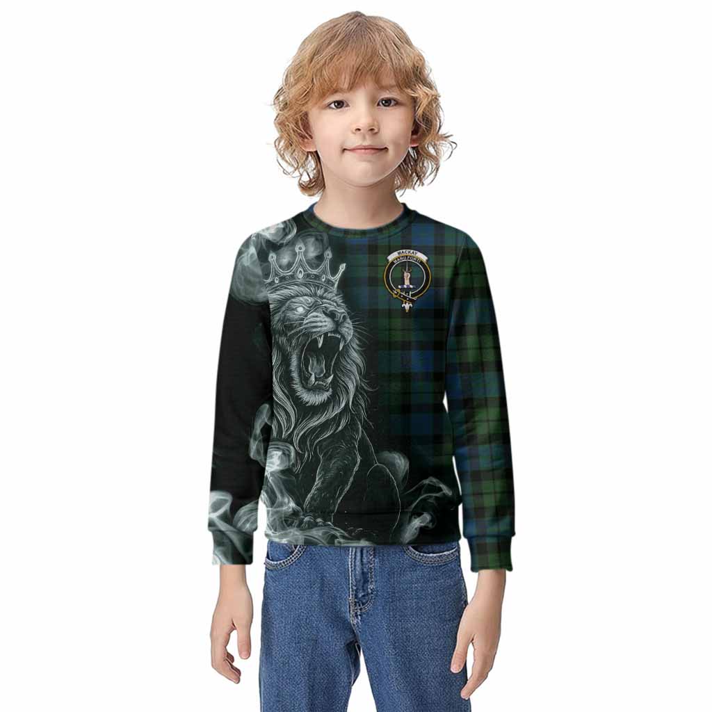 MacKay (McKay) Tartan Kid Knitted Sweatshirt Roaring Lion Heritage
