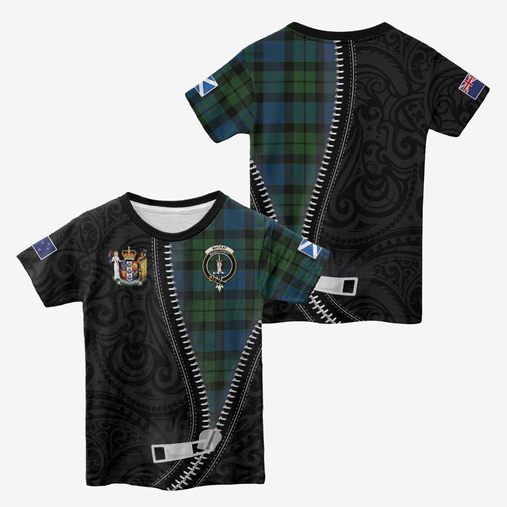 MacKay (McKay) Tartan Kid T-shirt New Zealand Pattern Unique Zipper Stylized