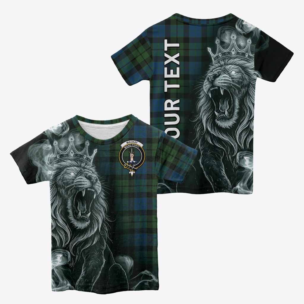 MacKay (McKay) Tartan Kid T-shirt Roaring Lion Heritage