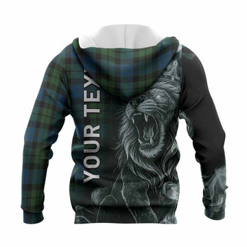 MacKay (McKay) Tartan Knitted Hoodie Roaring Lion Heritage