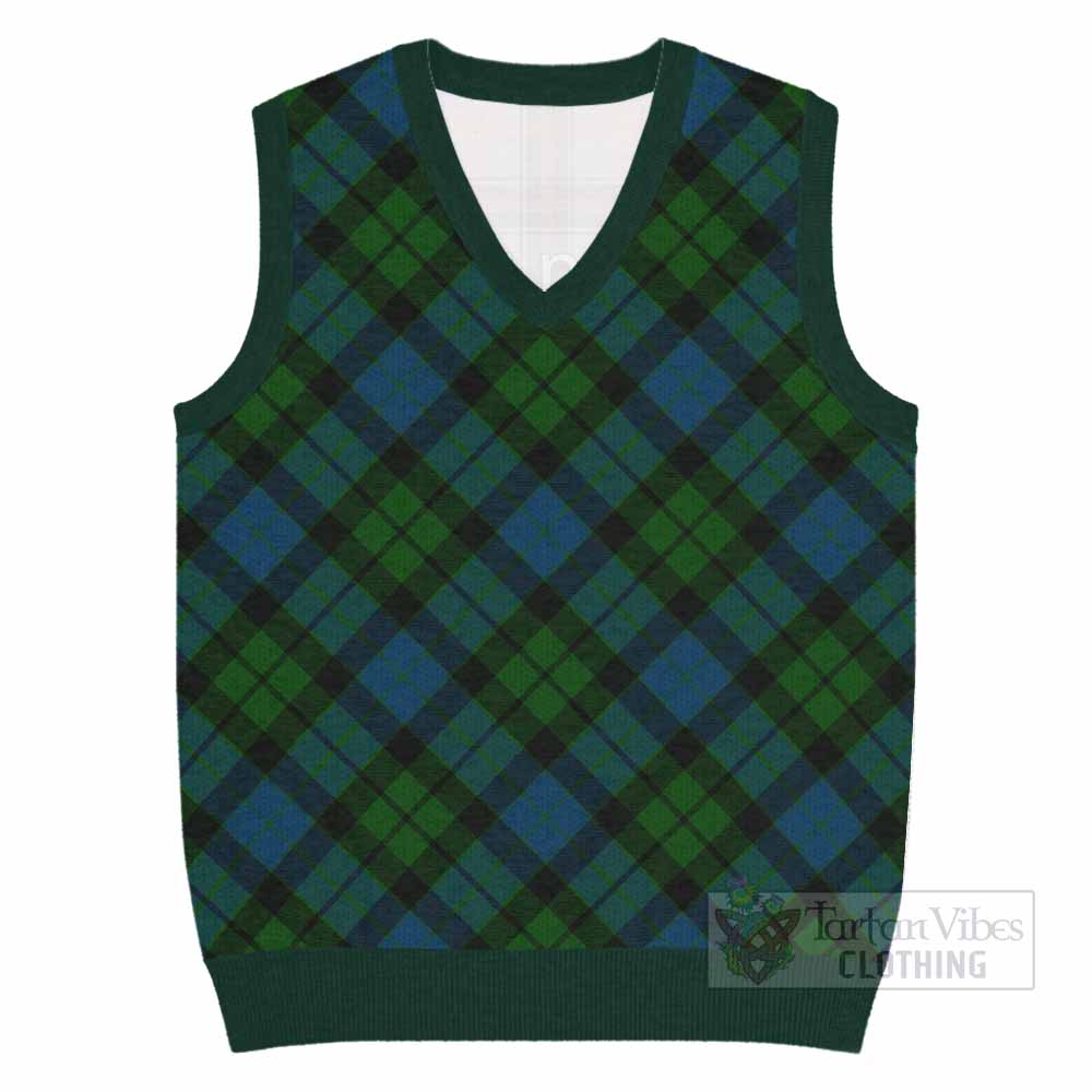 MacKay (McKay) Tartan  Knitted V-Neck Vest Cross Style