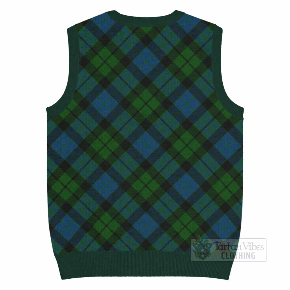 MacKay (McKay) Tartan  Knitted V-Neck Vest Cross Style