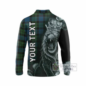 MacKay (McKay) Tartan Long Sleeve Polo Shirt Roaring Lion Heritage