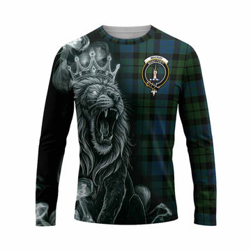 MacKay (McKay) Tartan Long Sleeve T-Shirt Roaring Lion Heritage