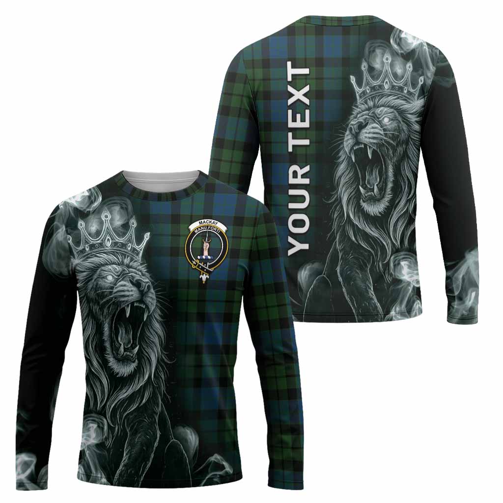 MacKay (McKay) Tartan Long Sleeve T-Shirt Roaring Lion Heritage
