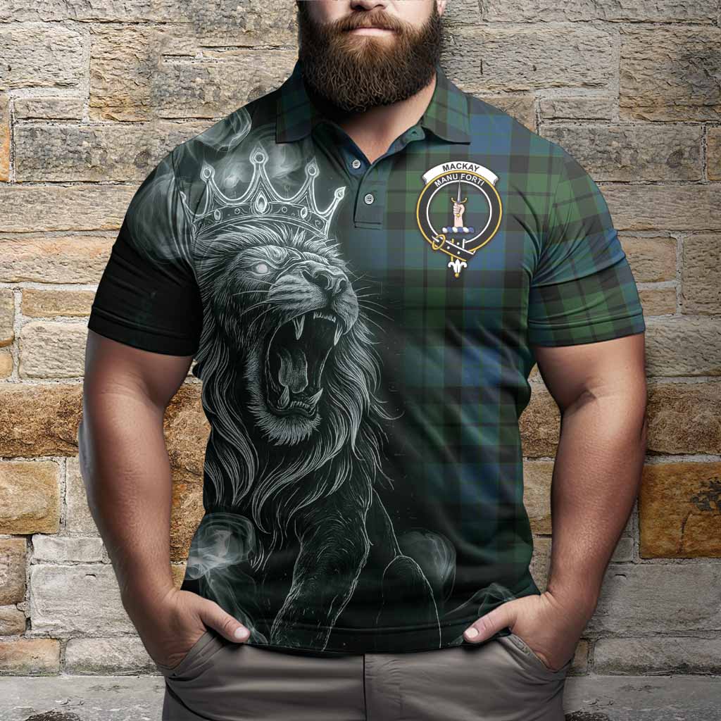 MacKay (McKay) Tartan Polo Shirt Roaring Lion Heritage