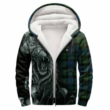 MacKay (McKay) Tartan Sherpa Hoodie Roaring Lion Heritage