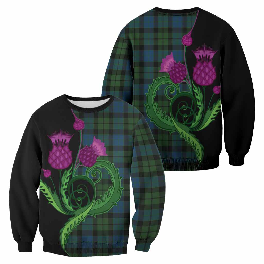 MacKay (McKay) Tartan Sweatshirt Traditional Scottish Thistle