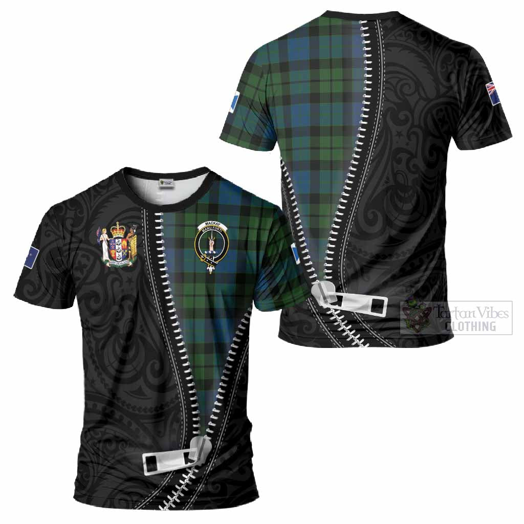 MacKay (McKay) Tartan T-Shirt New Zealand Pattern Unique Zipper Stylized