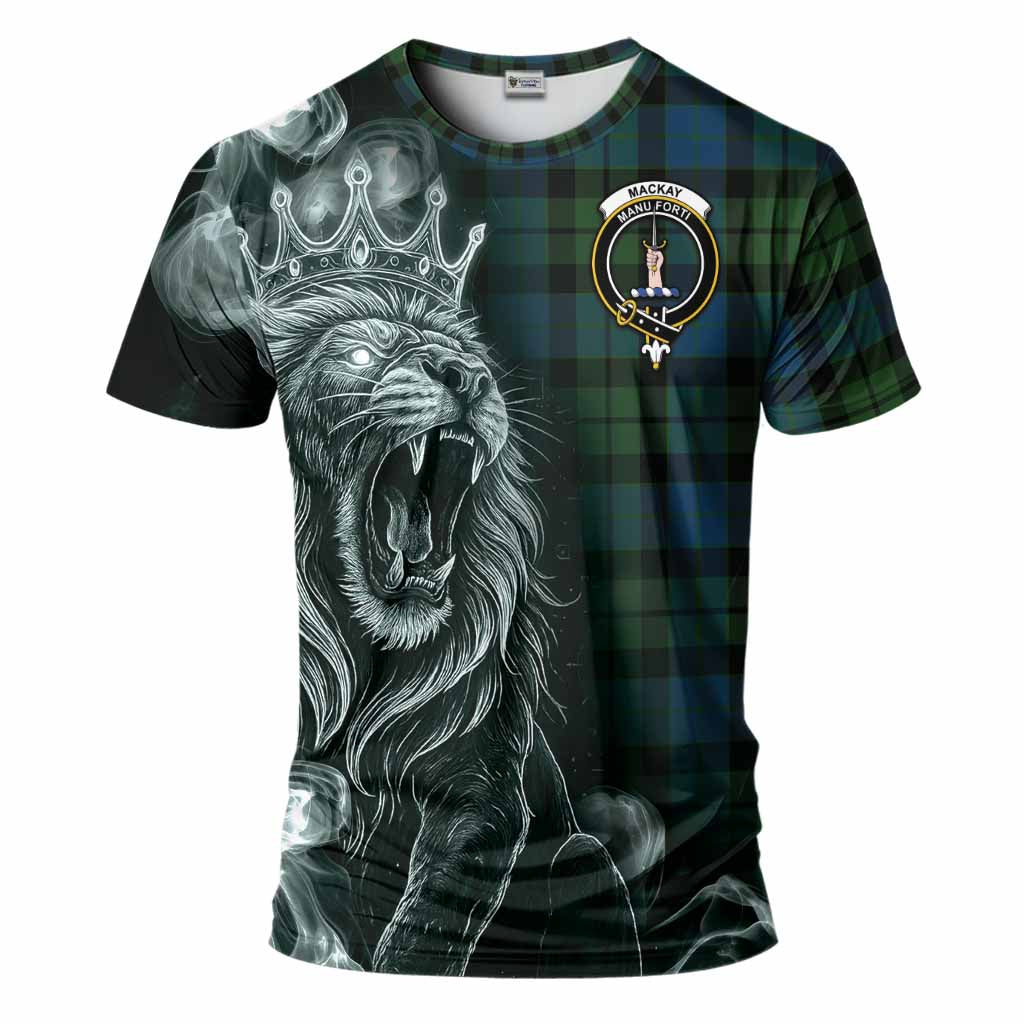 MacKay (McKay) Tartan T-Shirt Roaring Lion Heritage
