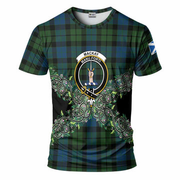 MacKay (McKay) Tartan T-Shirt Thistle Scottish Spirit