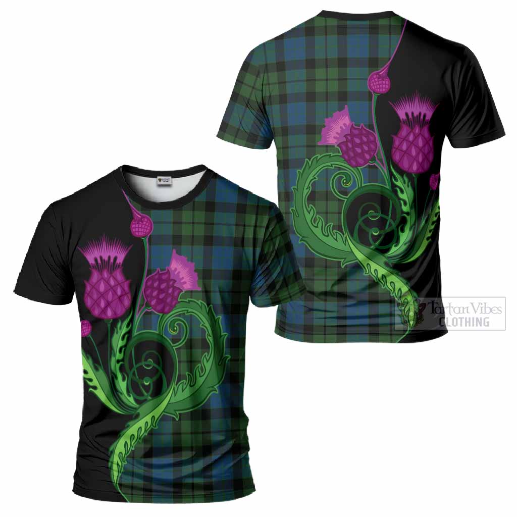 MacKay (McKay) Tartan T-Shirt Traditional Scottish Thistle
