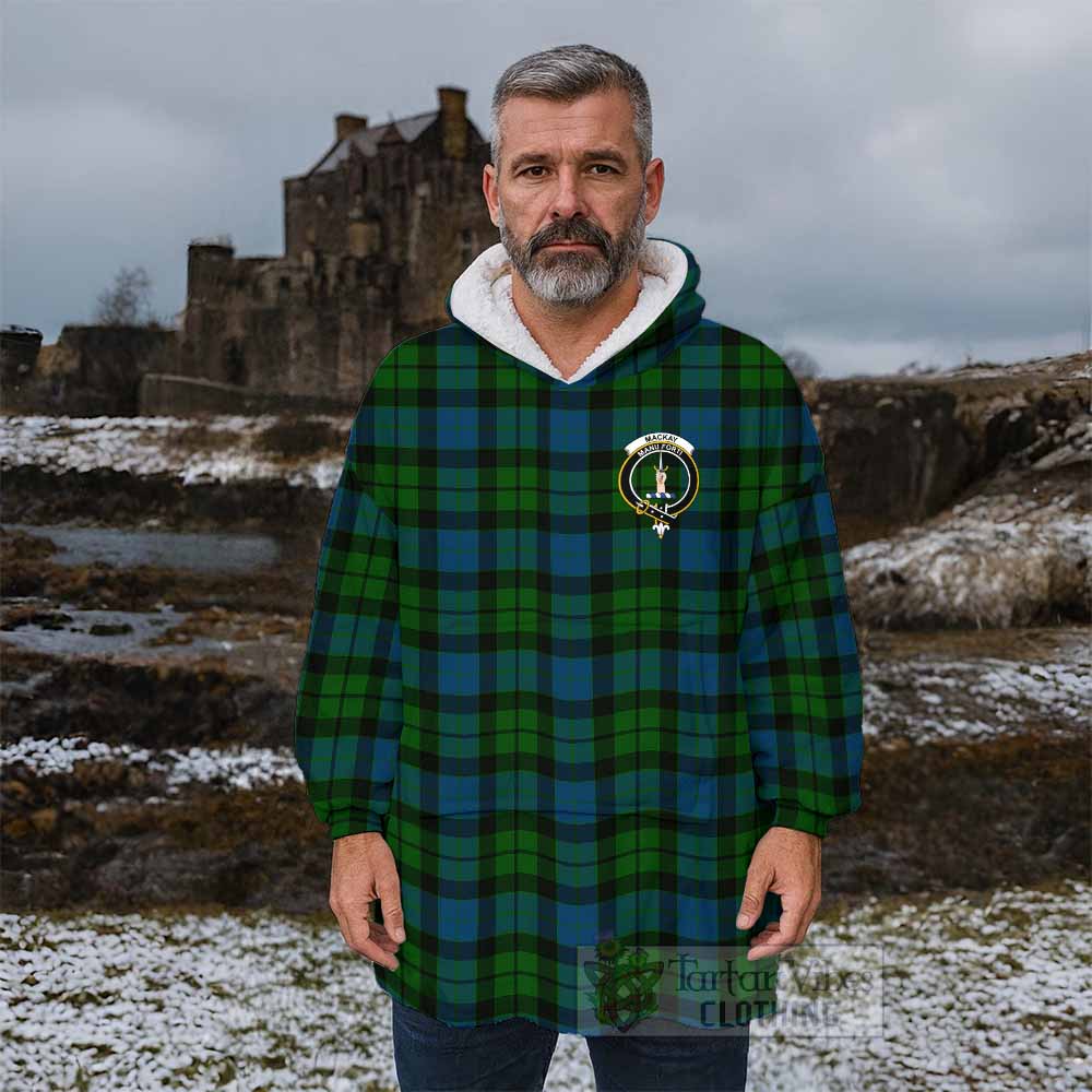 MacKay (McKay) Tartan Wearable Blanket with Family Crest - Tartan Vibes Clothing