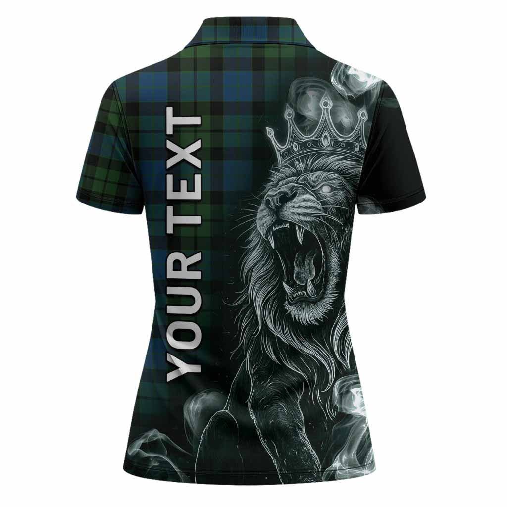 MacKay (McKay) Tartan Women Polo Shirt Roaring Lion Heritage