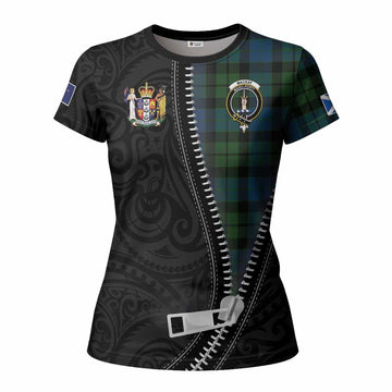 MacKay (McKay) Tartan Women T shirt New Zealand Pattern Unique Zipper Stylized