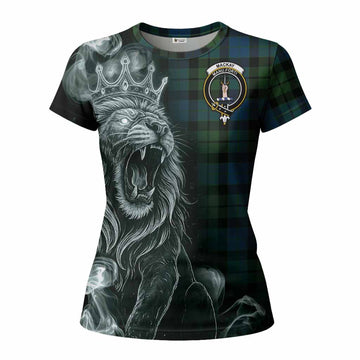 MacKay (McKay) Tartan Women T shirt Roaring Lion Heritage