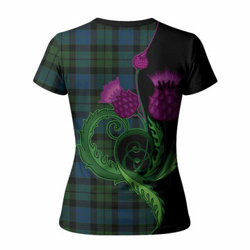 MacKay (McKay) Tartan Women T shirt Traditional Scottish Thistle