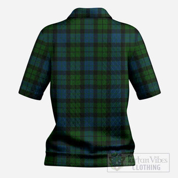 MacKay (McKay) Tartan Women’s Polo Sweater Top with Family Crest