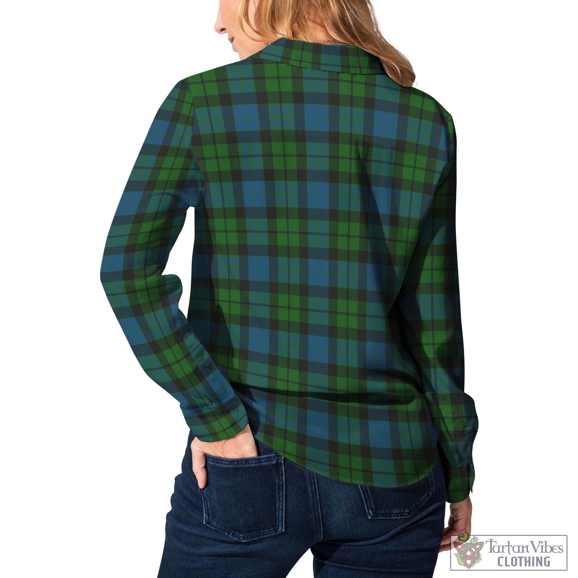 MacKay Modern Tartan Womens Casual Shirt